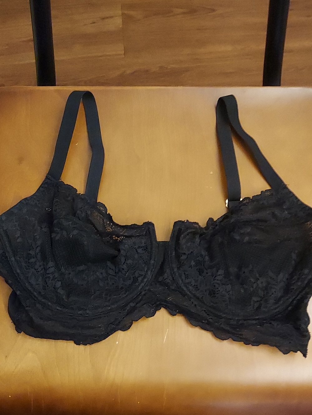 Natori Black Lace Underwire Bra